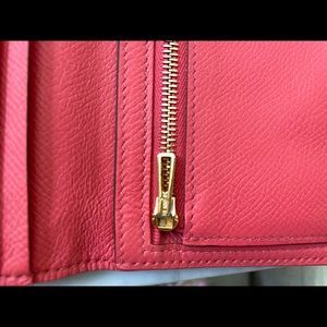 Hermes Wallet- epsom, bearn wallet in rose jaipur
